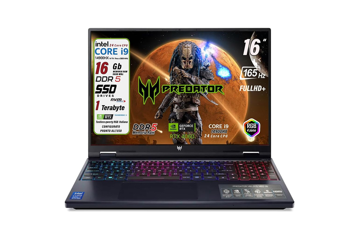 Acer Predator Helios Neo (RTX 4060, Intel i7)