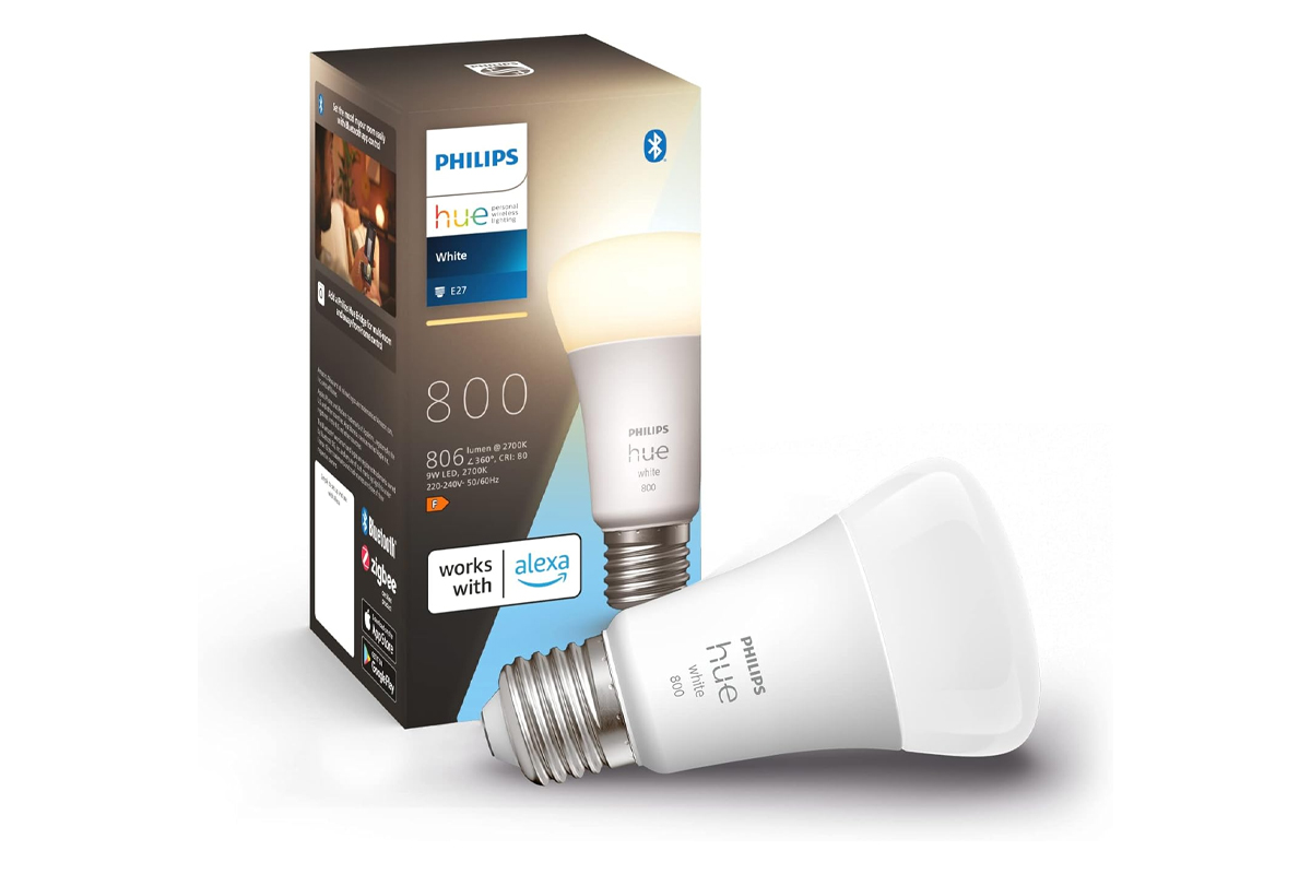 Philips Hue White Lampadina LED Smart E27 9W