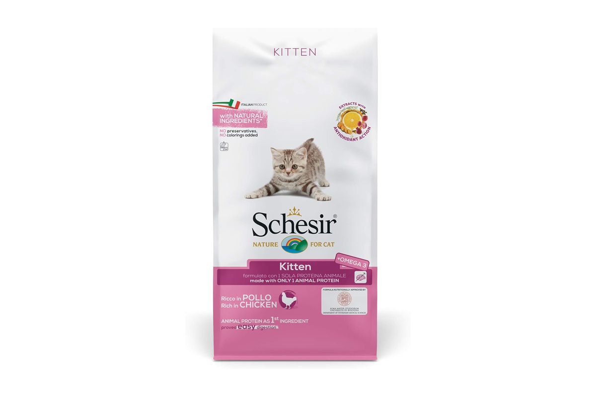 Schesir Cibo Secco per Gatti Cuccioli al Pollo