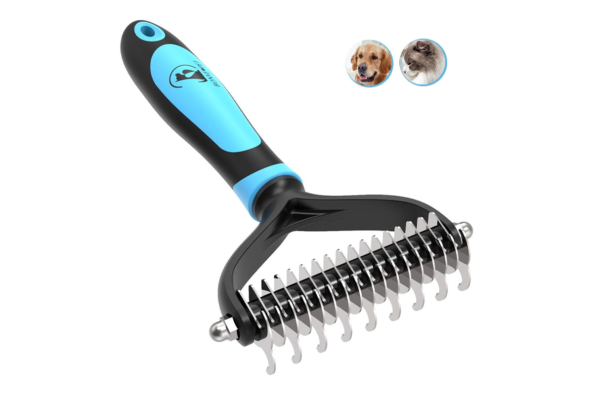 Spazzola Bonve Pet – Doppia funzione per pelo e superfici